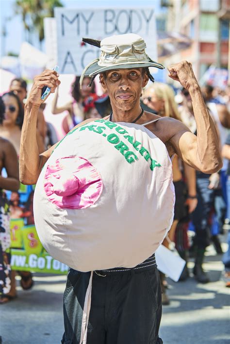 showing off boobs|Check out the breast photos from Go Topless Day 2016